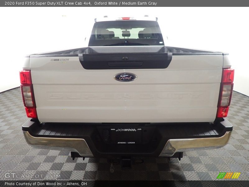 Oxford White / Medium Earth Gray 2020 Ford F350 Super Duty XLT Crew Cab 4x4