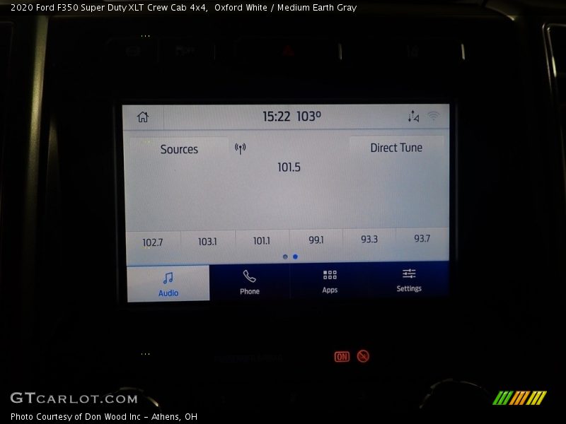 Oxford White / Medium Earth Gray 2020 Ford F350 Super Duty XLT Crew Cab 4x4