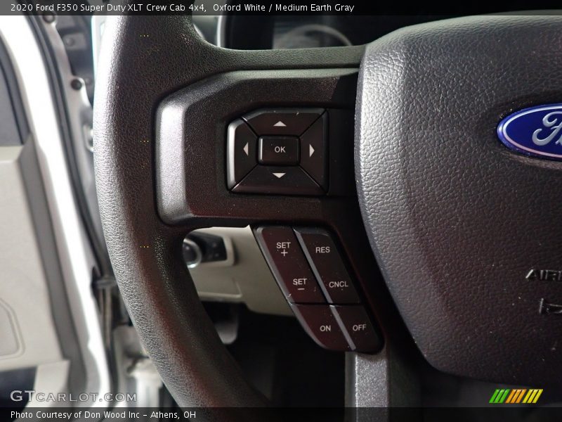 Oxford White / Medium Earth Gray 2020 Ford F350 Super Duty XLT Crew Cab 4x4