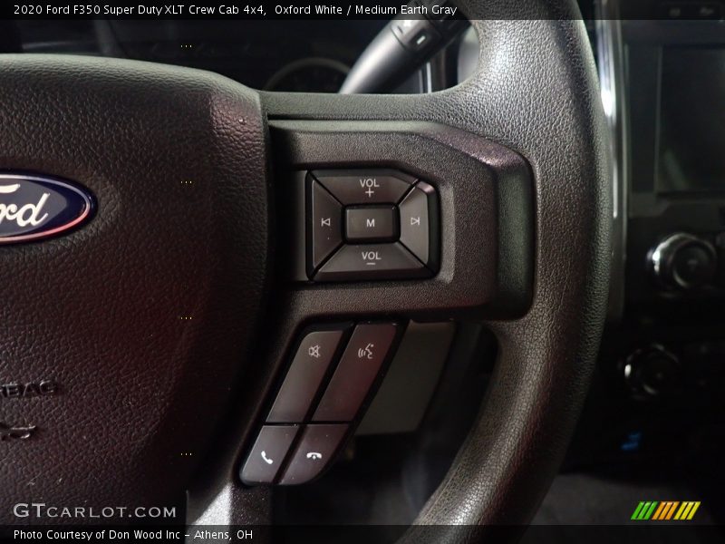 Oxford White / Medium Earth Gray 2020 Ford F350 Super Duty XLT Crew Cab 4x4