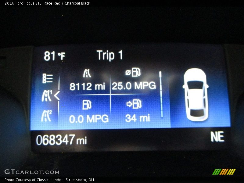 Race Red / Charcoal Black 2016 Ford Focus ST