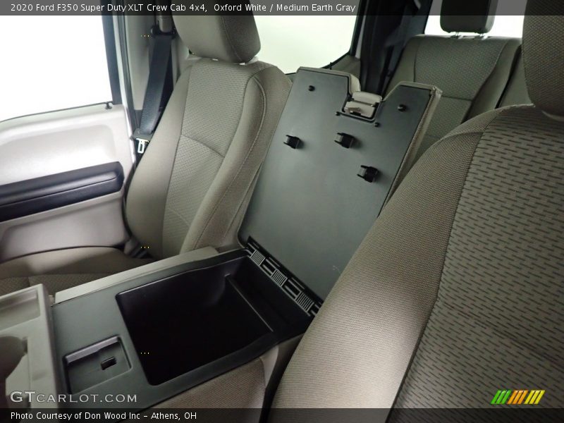 Oxford White / Medium Earth Gray 2020 Ford F350 Super Duty XLT Crew Cab 4x4