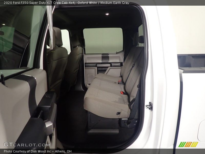 Oxford White / Medium Earth Gray 2020 Ford F350 Super Duty XLT Crew Cab 4x4