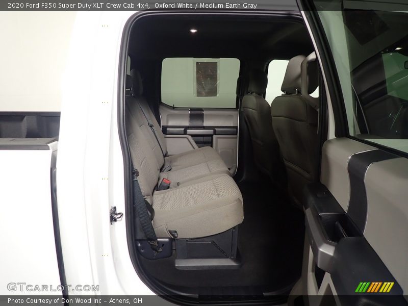 Oxford White / Medium Earth Gray 2020 Ford F350 Super Duty XLT Crew Cab 4x4