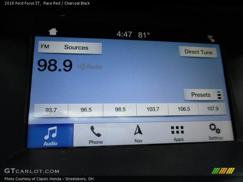 Race Red / Charcoal Black 2016 Ford Focus ST