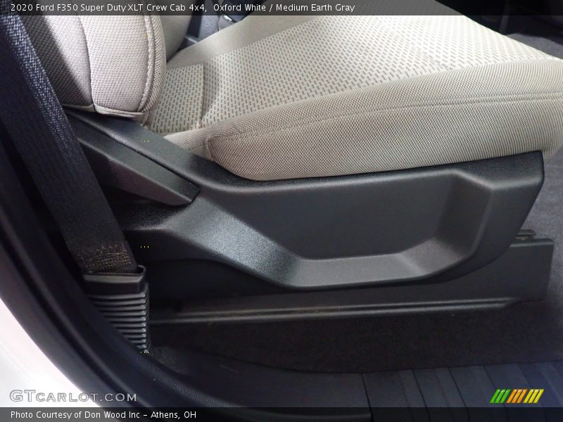 Oxford White / Medium Earth Gray 2020 Ford F350 Super Duty XLT Crew Cab 4x4