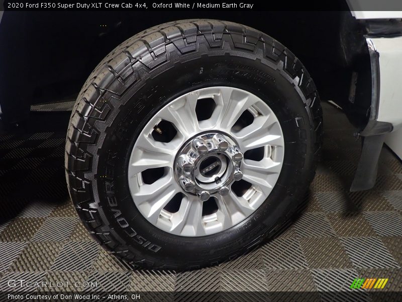 Oxford White / Medium Earth Gray 2020 Ford F350 Super Duty XLT Crew Cab 4x4