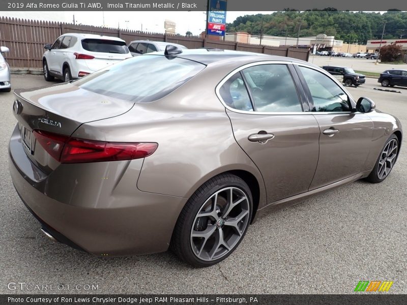 Imola Titanium Metallic / Black 2019 Alfa Romeo Giulia Ti AWD