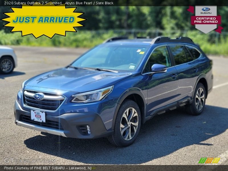 Abyss Blue Pearl / Slate Black 2020 Subaru Outback 2.5i Limited