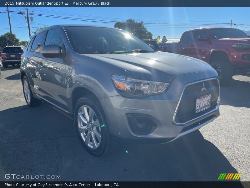 Mercury Gray / Black 2015 Mitsubishi Outlander Sport ES