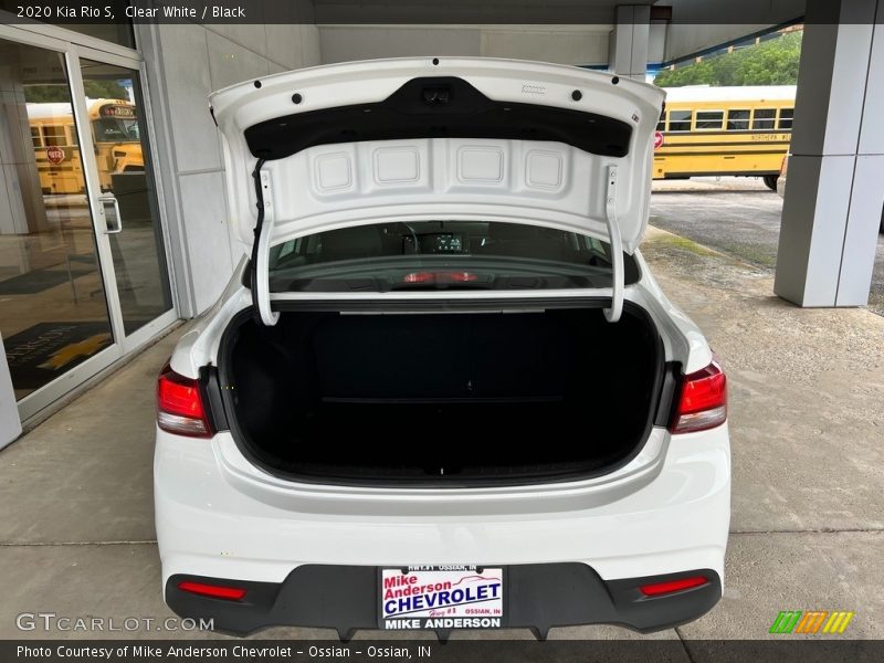 Clear White / Black 2020 Kia Rio S