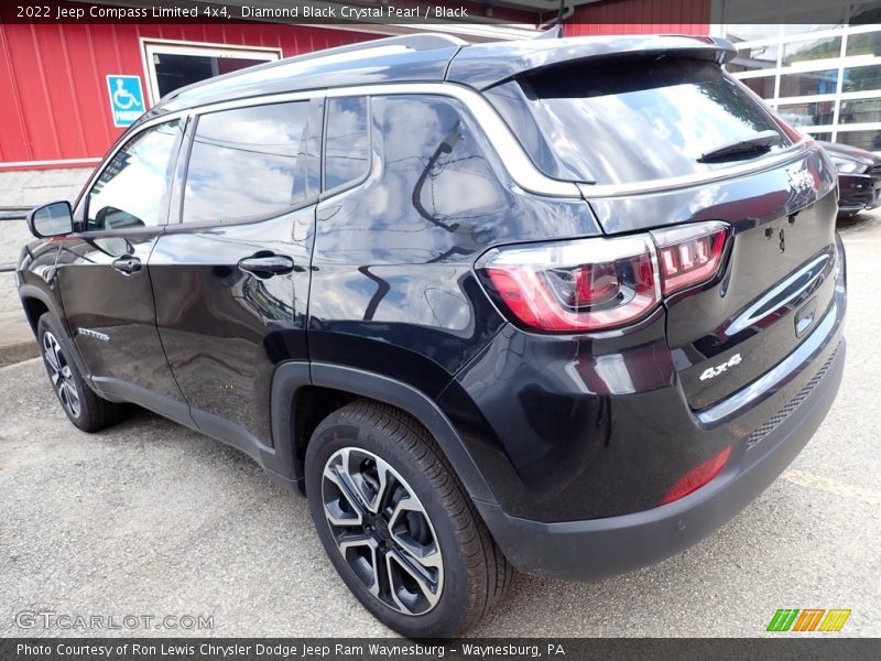 Diamond Black Crystal Pearl / Black 2022 Jeep Compass Limited 4x4