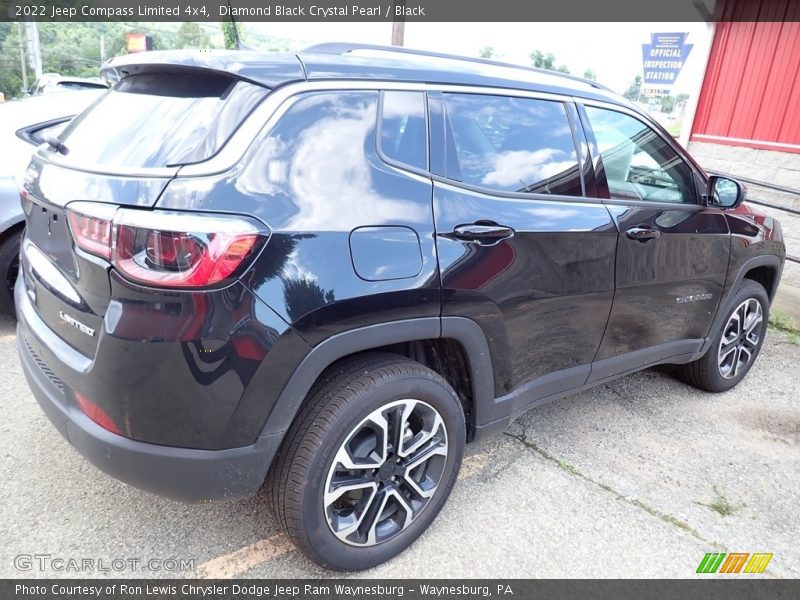 Diamond Black Crystal Pearl / Black 2022 Jeep Compass Limited 4x4