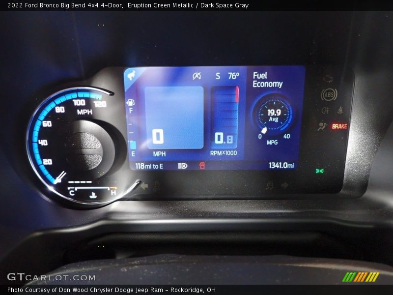 Eruption Green Metallic / Dark Space Gray 2022 Ford Bronco Big Bend 4x4 4-Door