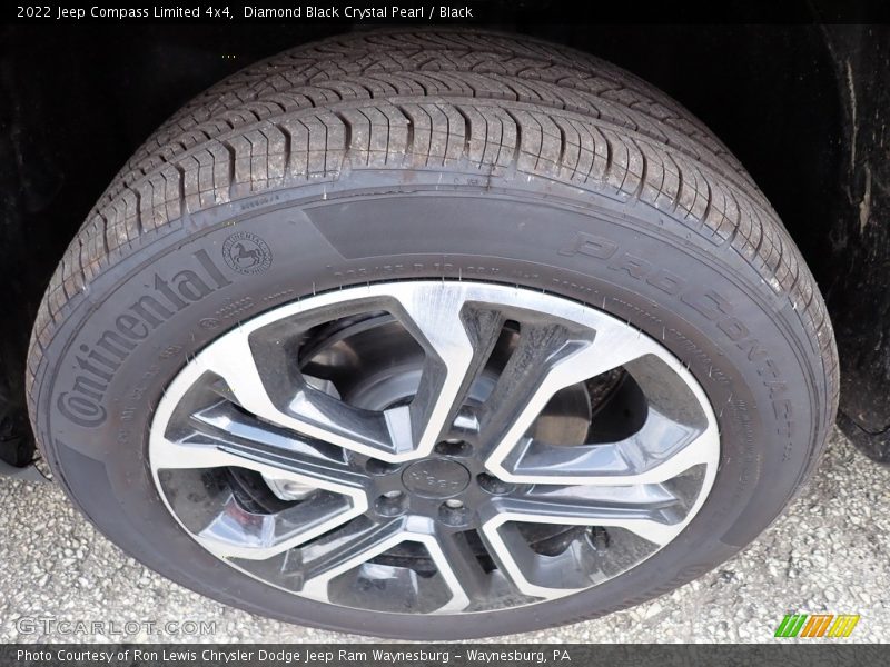 Diamond Black Crystal Pearl / Black 2022 Jeep Compass Limited 4x4