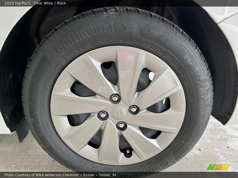 Clear White / Black 2020 Kia Rio S
