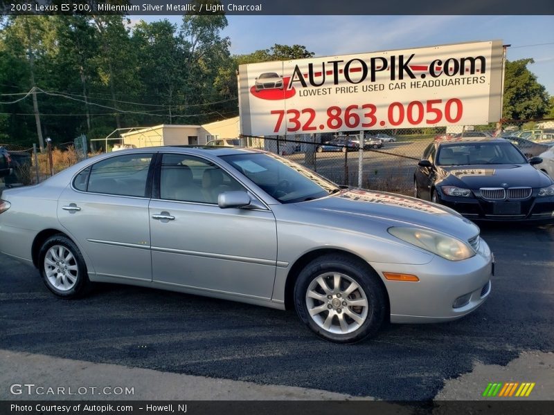 Millennium Silver Metallic / Light Charcoal 2003 Lexus ES 300