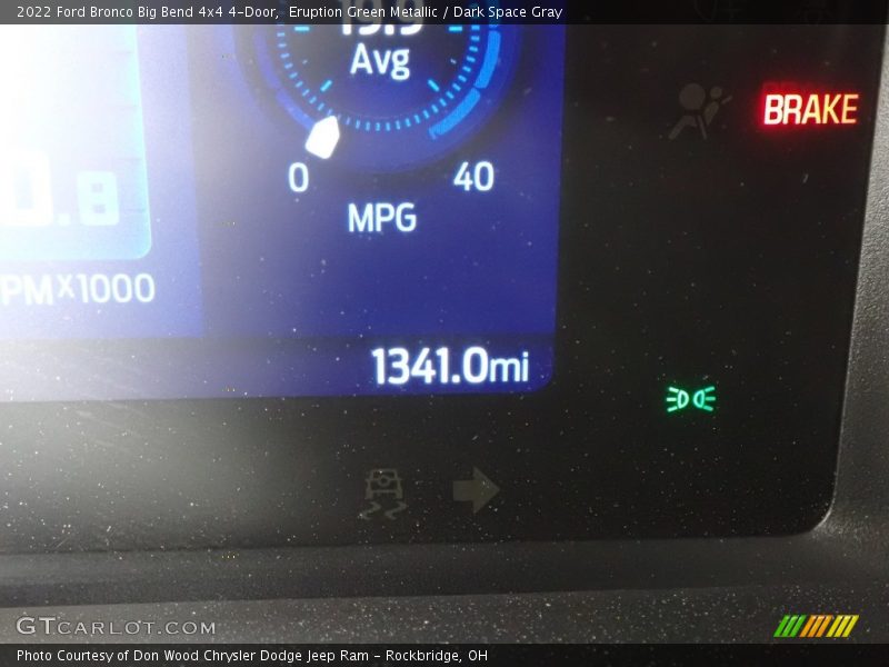 Eruption Green Metallic / Dark Space Gray 2022 Ford Bronco Big Bend 4x4 4-Door
