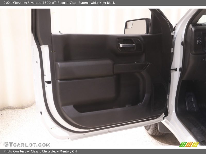Summit White / Jet Black 2021 Chevrolet Silverado 1500 WT Regular Cab