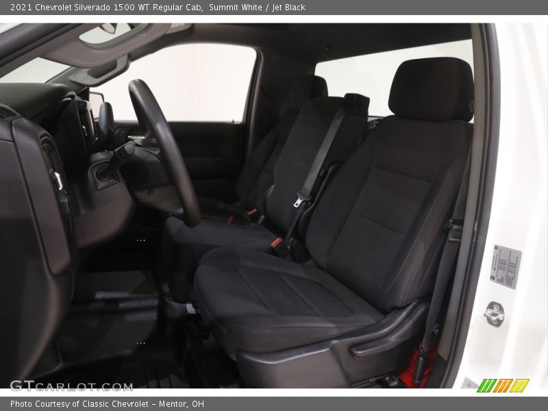 Summit White / Jet Black 2021 Chevrolet Silverado 1500 WT Regular Cab
