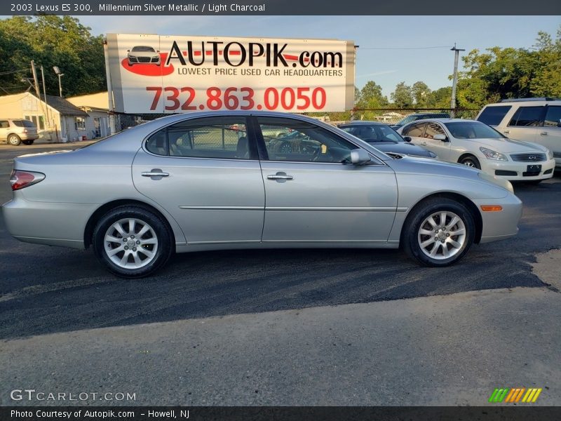 Millennium Silver Metallic / Light Charcoal 2003 Lexus ES 300