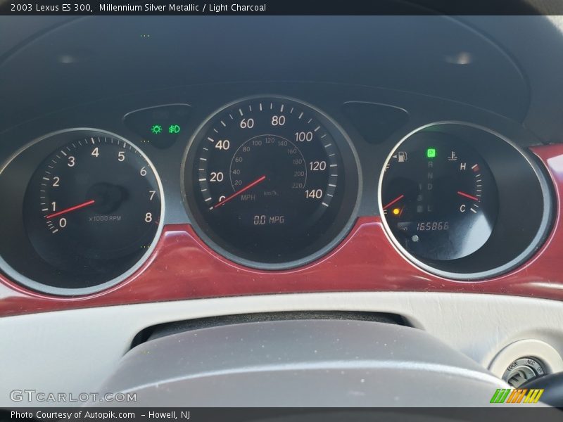 Millennium Silver Metallic / Light Charcoal 2003 Lexus ES 300