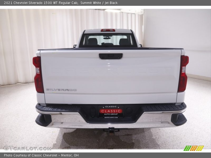 Summit White / Jet Black 2021 Chevrolet Silverado 1500 WT Regular Cab