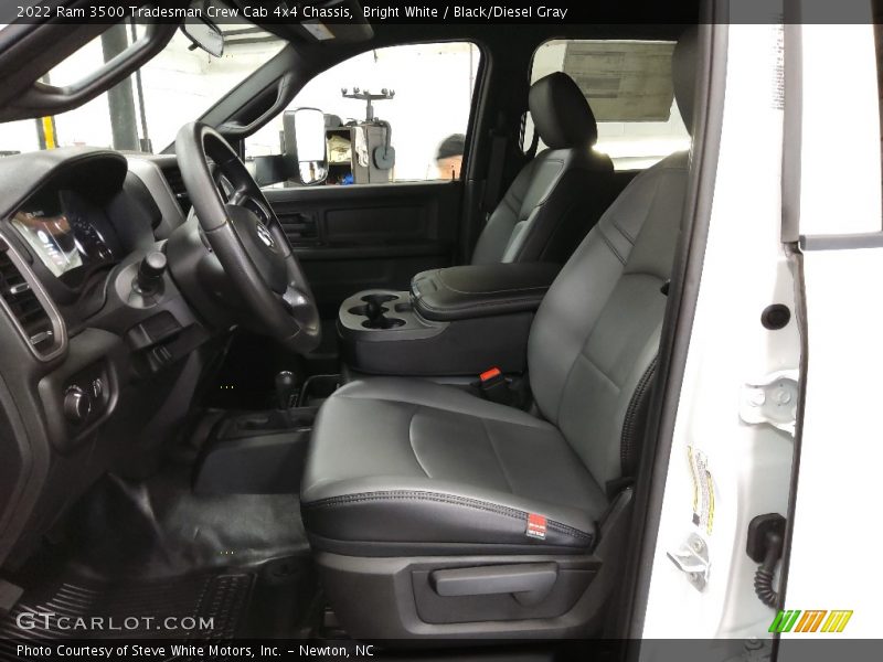 Bright White / Black/Diesel Gray 2022 Ram 3500 Tradesman Crew Cab 4x4 Chassis