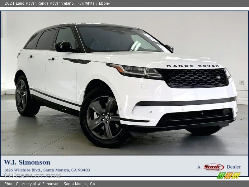 Fuji White / Ebony 2021 Land Rover Range Rover Velar S