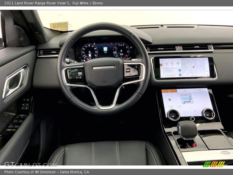 Dashboard of 2021 Range Rover Velar S
