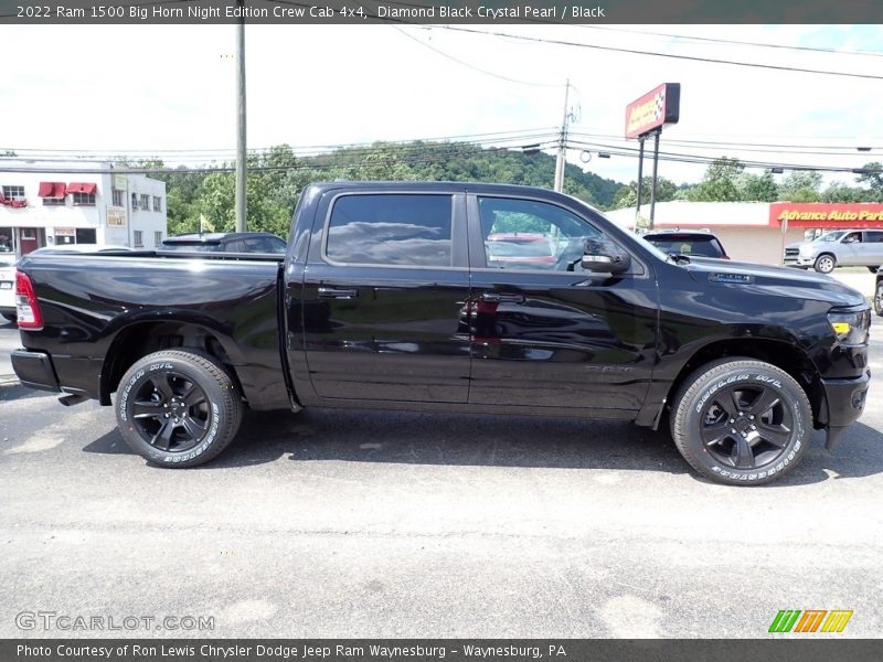Diamond Black Crystal Pearl / Black 2022 Ram 1500 Big Horn Night Edition Crew Cab 4x4