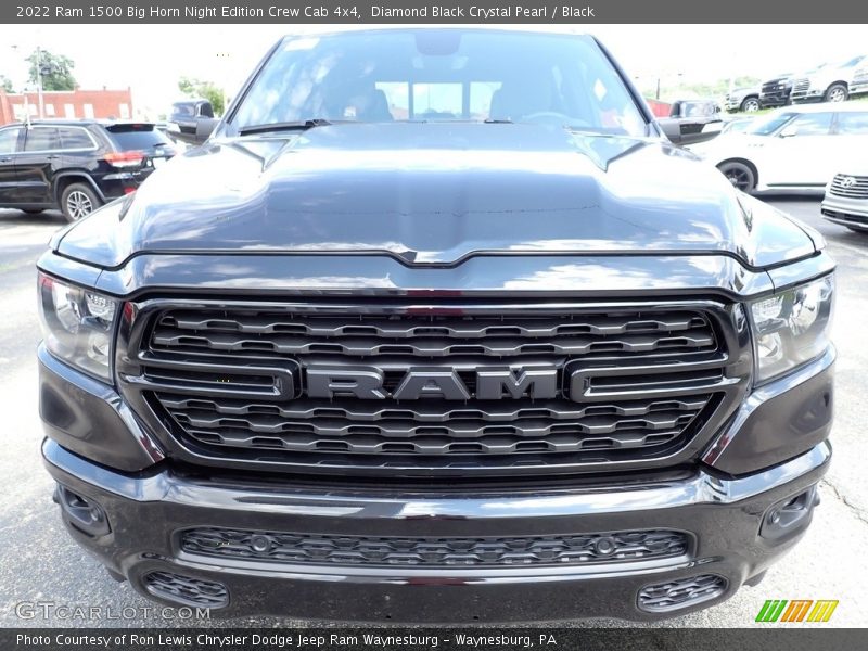 Diamond Black Crystal Pearl / Black 2022 Ram 1500 Big Horn Night Edition Crew Cab 4x4