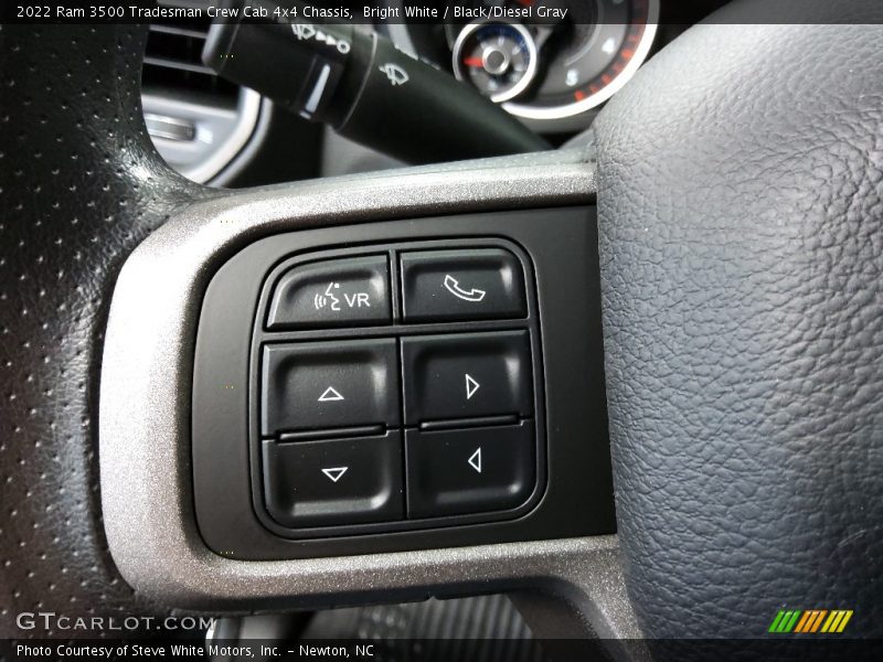 Bright White / Black/Diesel Gray 2022 Ram 3500 Tradesman Crew Cab 4x4 Chassis