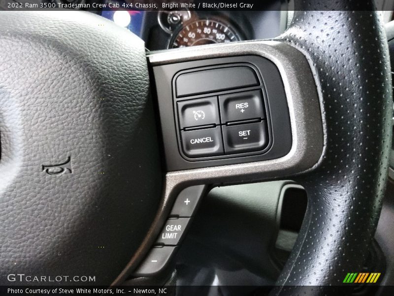 Bright White / Black/Diesel Gray 2022 Ram 3500 Tradesman Crew Cab 4x4 Chassis