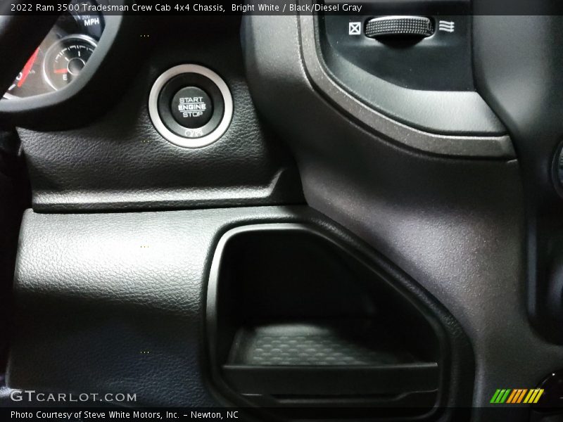 Bright White / Black/Diesel Gray 2022 Ram 3500 Tradesman Crew Cab 4x4 Chassis