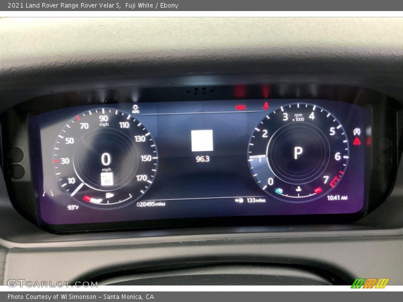  2021 Range Rover Velar S S Gauges