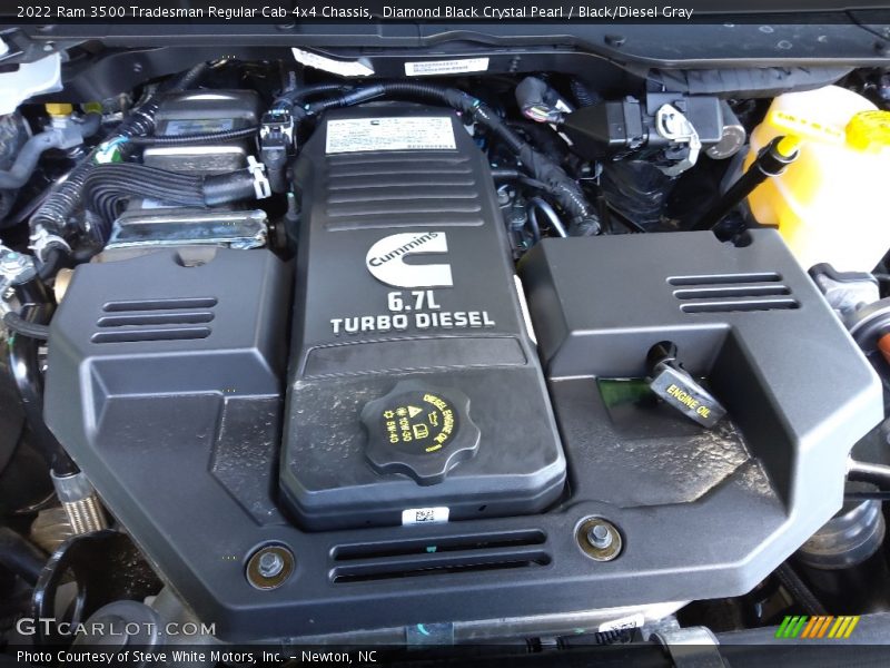  2022 3500 Tradesman Regular Cab 4x4 Chassis Engine - 6.7 Liter OHV 24-Valve Cummins Turbo-Diesel inline 6 Cylinder