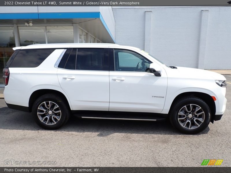 Summit White / Gideon/­Very Dark Atmosphere 2022 Chevrolet Tahoe LT 4WD