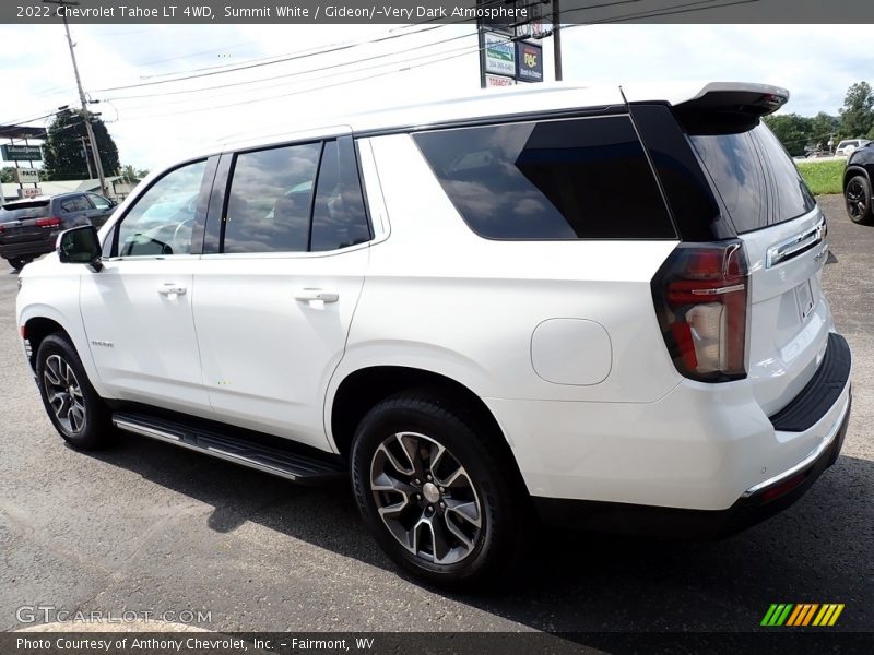 Summit White / Gideon/­Very Dark Atmosphere 2022 Chevrolet Tahoe LT 4WD