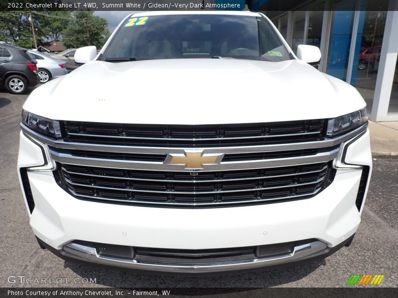 Summit White / Gideon/­Very Dark Atmosphere 2022 Chevrolet Tahoe LT 4WD