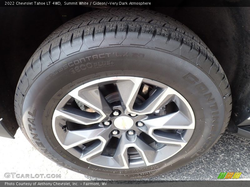 Summit White / Gideon/­Very Dark Atmosphere 2022 Chevrolet Tahoe LT 4WD