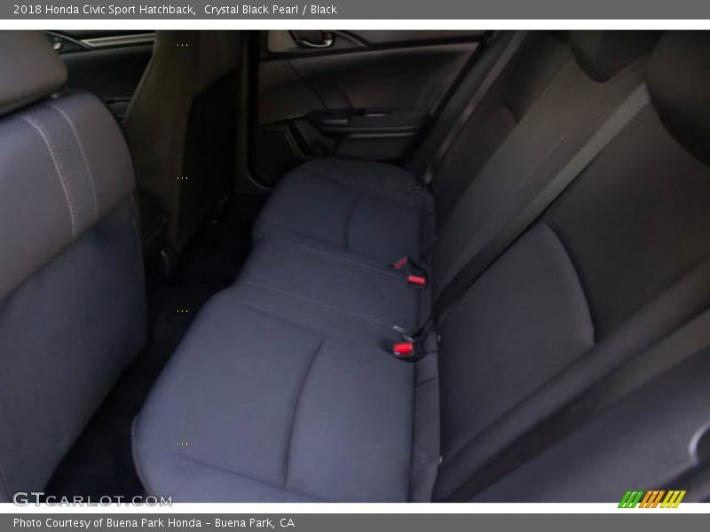 Crystal Black Pearl / Black 2018 Honda Civic Sport Hatchback