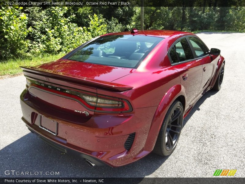 Octane Red Pearl / Black 2022 Dodge Charger SRT Hellcat Widebody