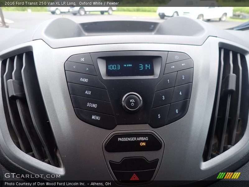 Controls of 2016 Transit 250 Van XL LR Long