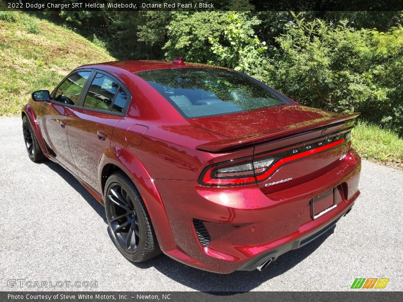 Octane Red Pearl / Black 2022 Dodge Charger SRT Hellcat Widebody
