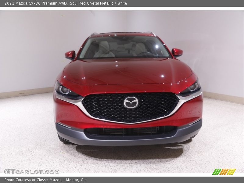 Soul Red Crystal Metallic / White 2021 Mazda CX-30 Premium AWD