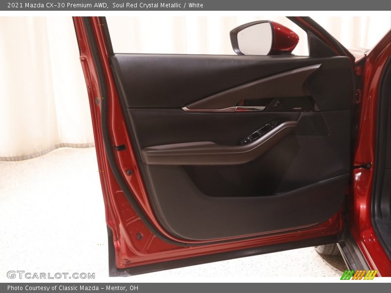 Soul Red Crystal Metallic / White 2021 Mazda CX-30 Premium AWD