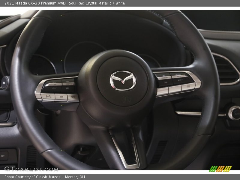 Soul Red Crystal Metallic / White 2021 Mazda CX-30 Premium AWD