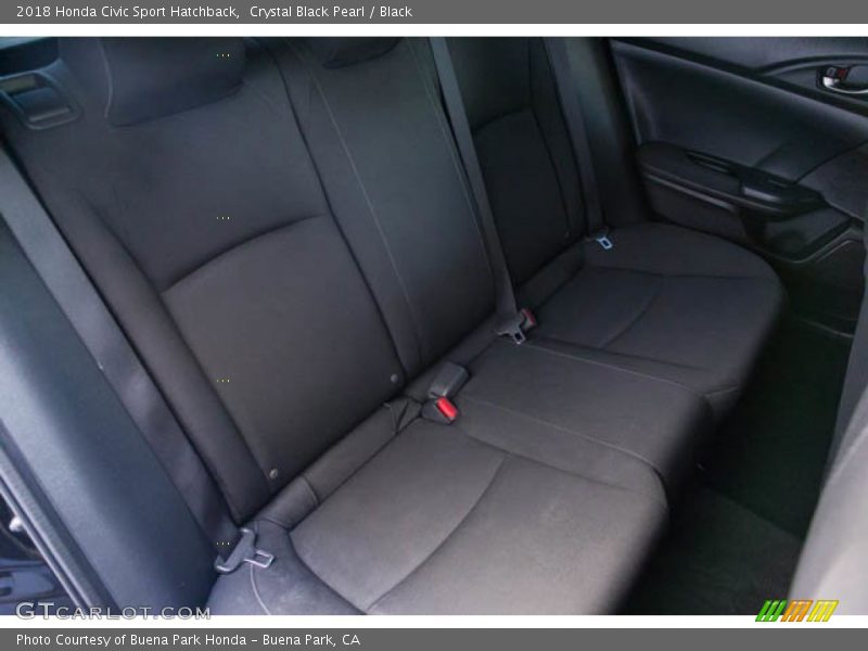 Crystal Black Pearl / Black 2018 Honda Civic Sport Hatchback