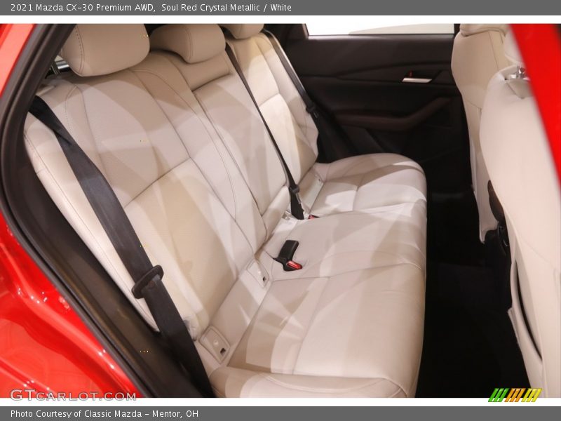 Soul Red Crystal Metallic / White 2021 Mazda CX-30 Premium AWD